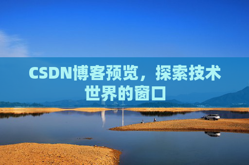 CSDN博客预览,探索技术世界的窗口